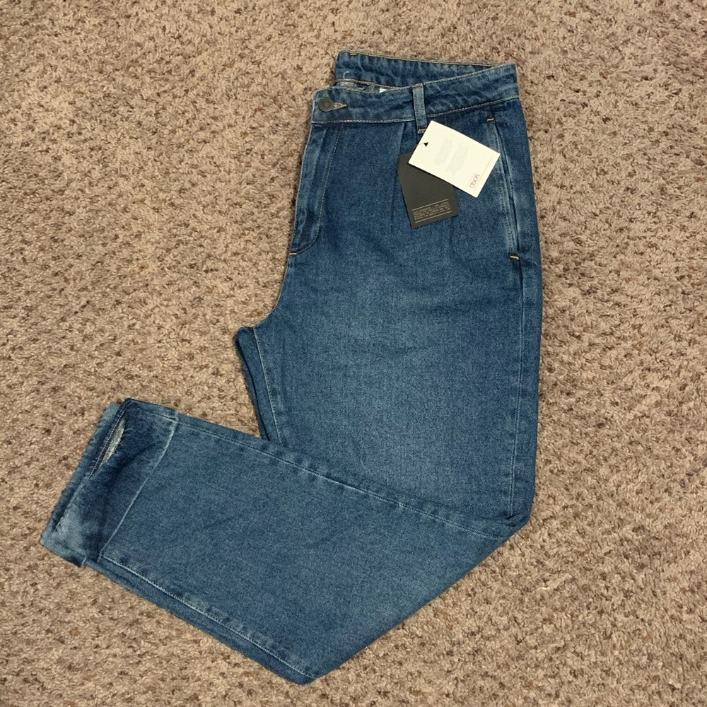 Men’s ASOS Design Double Pleat Jeans